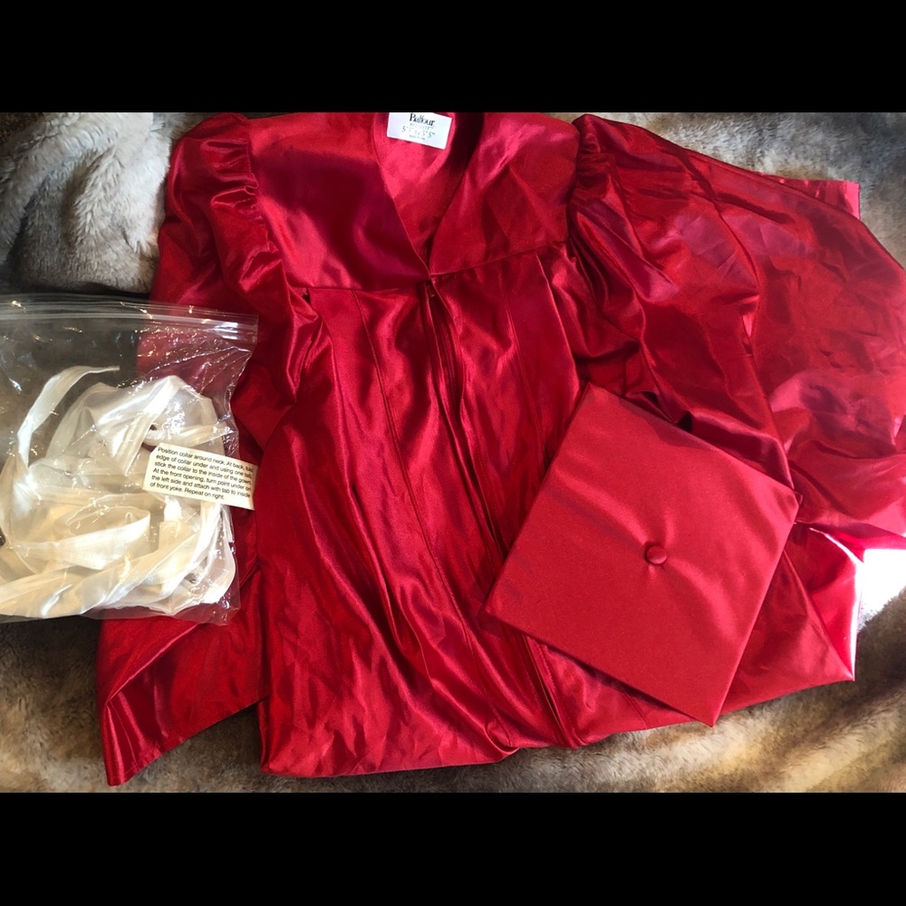 Red Cap and Gown set